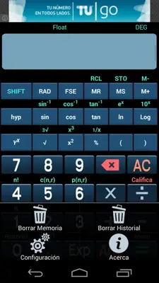 Calculadora Cientifica PRO android App screenshot 0