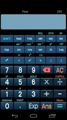 Calculadora Cientifica PRO android App screenshot 1