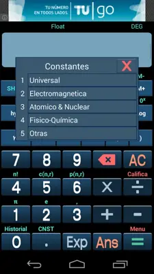 Calculadora Cientifica PRO android App screenshot 2